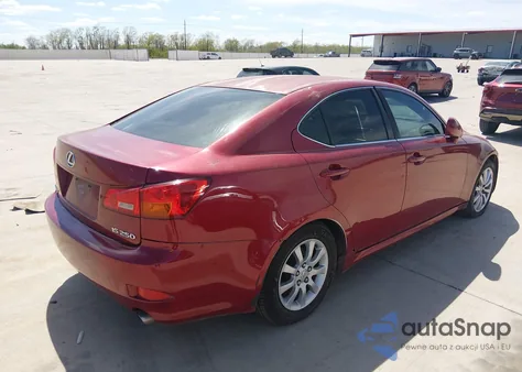 2006 Lexus Is 250 из США, поврежденный, VIN JTHBK262762019891